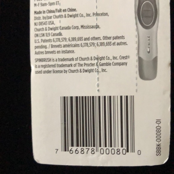🪥🦷 Crest SpinBrush Pro•Clean•Net 2 replace moving heads battery toothbrush - Picture 8 of 8